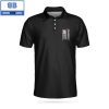 Golf Astronaut Moon American Flag Athletic Collared Men’s Polo Shirt