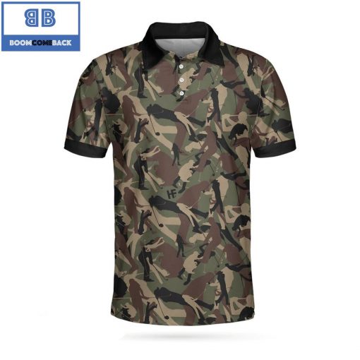 Golf Camouflage Pattern Athletic Collared Men’s Polo Shirt