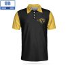 Golf Proud American Dark Theme American Flag Athletic Collared Men’s Polo Shirt