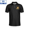 Golf I Like It Rough Canada Flag Argyle Pattern Skeleton Golfing Athletic Collared Men’s Polo Shirt