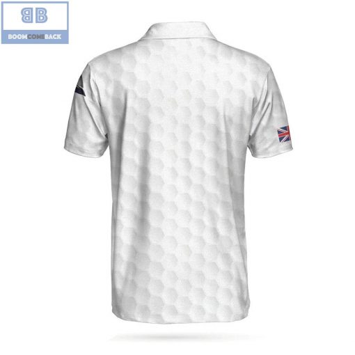 Golf Texture United Kingdom Athletic Collared Men’s Polo Shirt