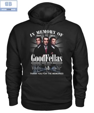 GoodFellas Anniversary 1990 2022 Thank You For The Memories Signatures Shirt