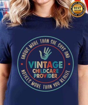 Hand Circle Vintage Childcare Provider Shirt Vintage Childcare Provider Shirt