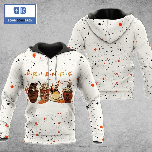 Horror Coffee FRIENDS 3D Hoodie