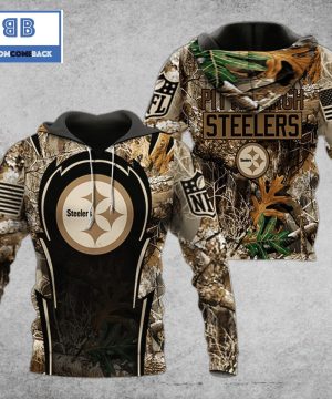 Hunting Realtree Camo-Pittsburgh Steelers 3D Hoodie