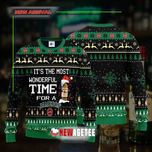 Its The Most Wonderful Time For A Jameson Ugly Christmas Sweater