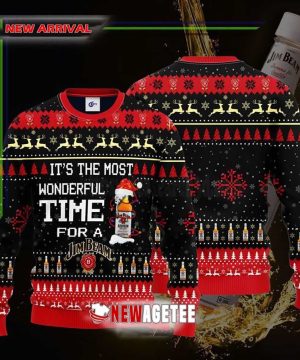 Its The Most Wonderful Time For A Jim Beam Ugly Christmas Sweater