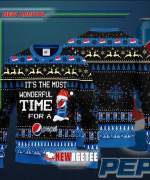 Its The Most Wonderful Time For A Pepsi Ugly Christmas Sweater