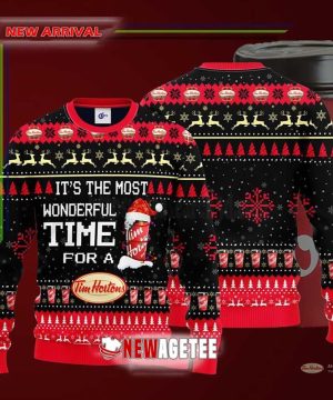 Its The Most Wonderful Time For A Tim Hortons Coffee Ugly Christmas Sweater