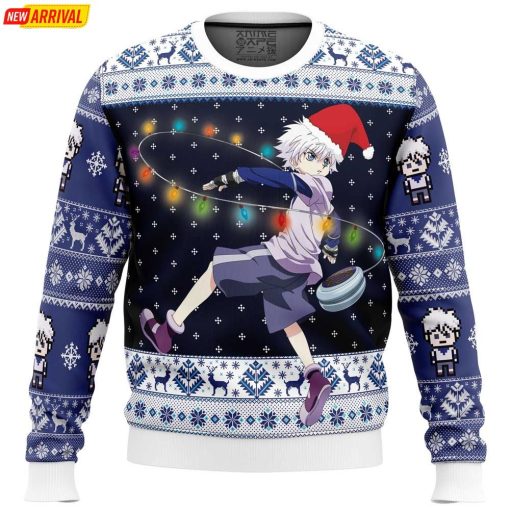 Killua Zoldyck V2 Hunter X Hunter Ugly Christmas Sweater