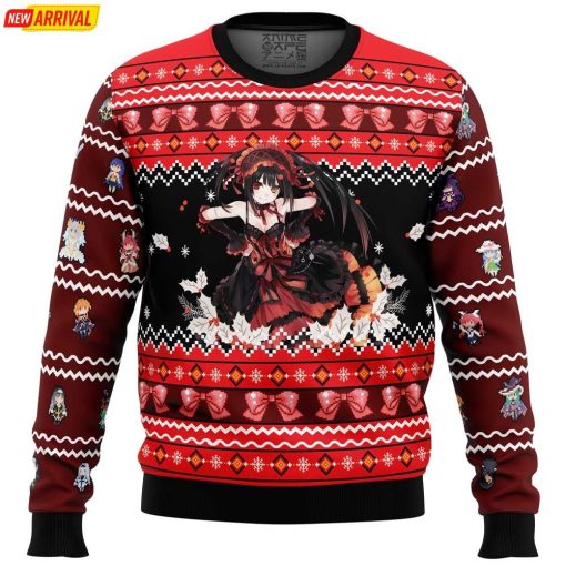 Kurumi Tokisaki Date A Live Ugly Christmas Sweater