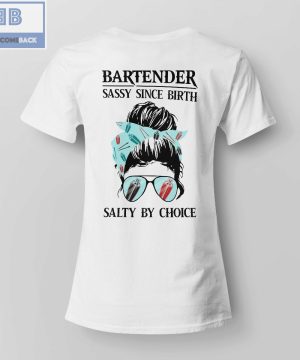 Lady Sunglasses Bartender Sassy Since Birth Shirt