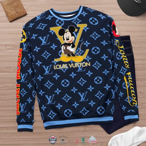 Louis Vuitton Mickey Mouse 3D Ugly Sweater S2