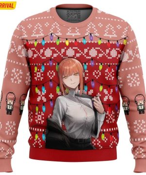 Makima Chainsaw Man Ugly Christmas Sweater