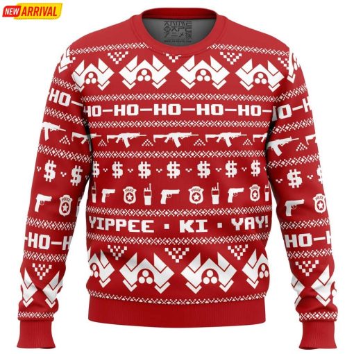 Mcclane Winter Die Hard Ugly Christmas Sweater