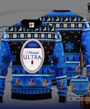 Michelob Ultra Christmas 3D Sweater