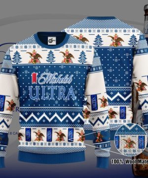 Michelob2BUltra2BPine2BPattern2BChristmas2B3D2BSweater2B4 K1dtC