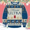 Michelob Ultra Pine Pattern Christmas 3D Sweater