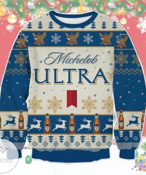 Michelob2BUltra2BWhite2BSnowflake2BPattern2BChristmas2B3D2BSweater2B3 iHDnI