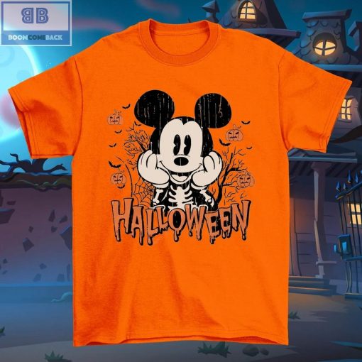 Mickey Skeleton Halloween Shirt