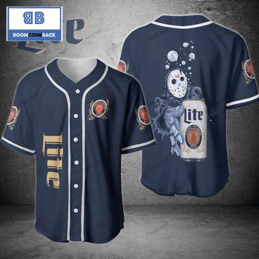 Miller Lite Jason Voorhees Baseball Jersey