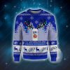 No Laws When You’re Drinking Miller Lite With Santa Claus Christmas Black 3D Sweater