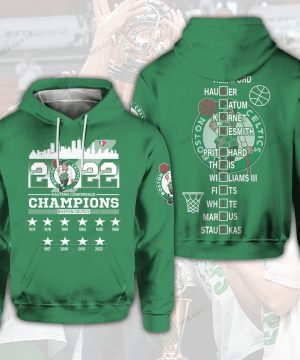 NBA Boston Celtics Champions 2022 3D Hoodie