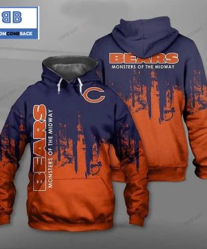 NFL Chicago Bears 3D Hoodie