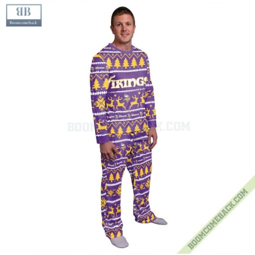 Minnesota Vikings NFL Christmas Pajamas Set