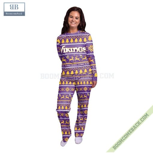 Minnesota Vikings NFL Christmas Pajamas Set