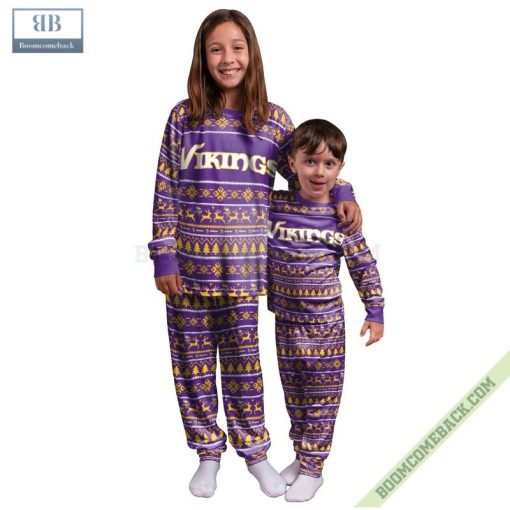 Minnesota Vikings NFL Christmas Pajamas Set