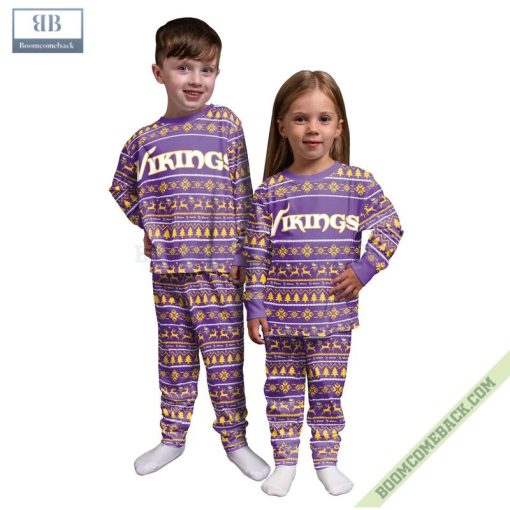 Minnesota Vikings NFL Christmas Pajamas Set