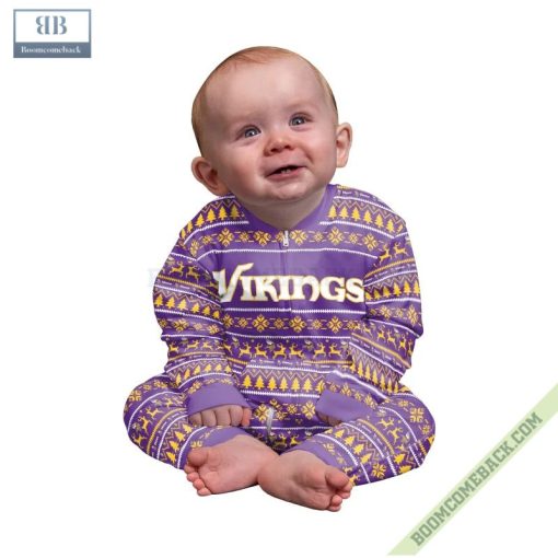 Minnesota Vikings NFL Christmas Pajamas Set