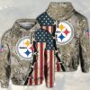 NFL Pittsburgh Steelers Hunting 3D Hoodie ver 1