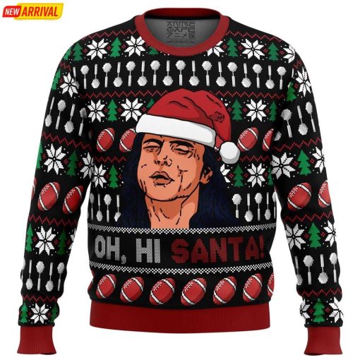 Oh Hi Santa The Room Ugly Christmas Sweater