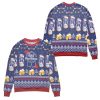 Pabst Blue Ribbon Beer Full Print Christmas 3D Sweater