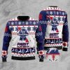 Pabst Blue Ribbon Beer Pine Pattern Christmas 3D Sweater