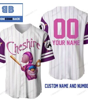 Personalized Cheshire Cat Baseball Jersey