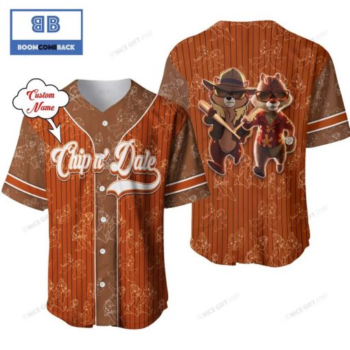 Personalized Chip’n Dale Emotion 3D Baseball Jersey