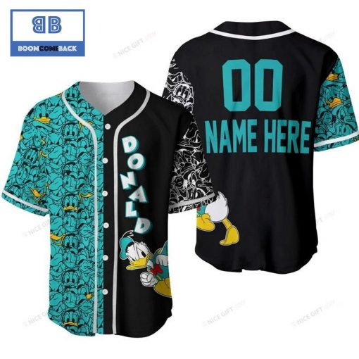 Personalized Donald Duck Emotions Baseball Jersey