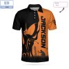 Personalized Golf Aholic Black And White Argyle Pattern Athletic Collared Men’s Polo Shirt