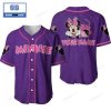 Personalized Minnie Mouse White Baseball Jersey