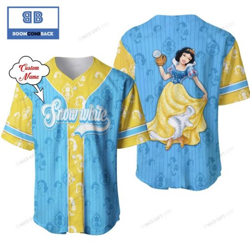 Personalized Snow White and the Seven Dwarfs Snow White Baseball Jersey