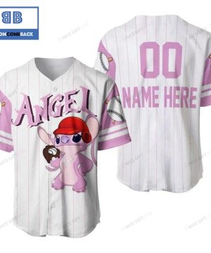 Personalized Stitch Angel Baseball Jersey