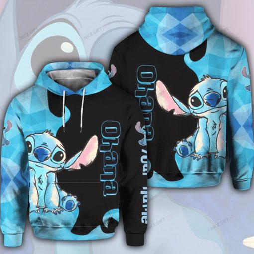 Personalized Stitch Ohana 3D Hoodie