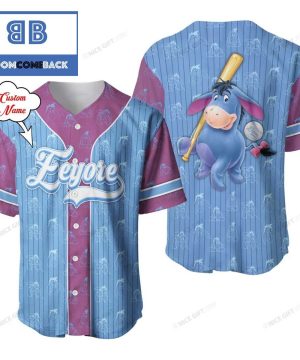 Personalized Winnie the Pooh Eeyore Baseball Jersey