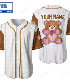 Personalized Teddy Bear Baseball Jersey