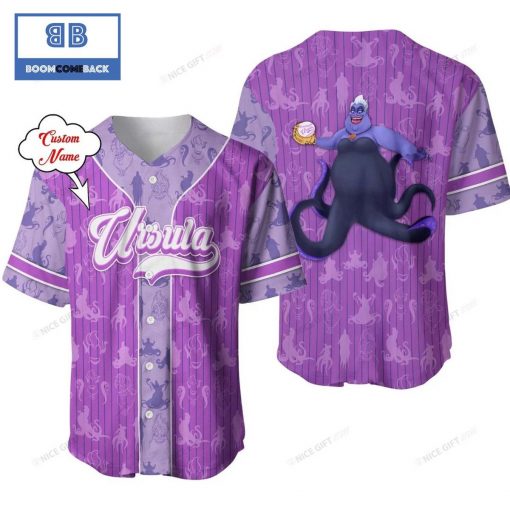 Personalized The Little Mermaid Ursula Baseball Jersey