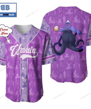 Personalized The Little Mermaid Ursula Baseball Jersey