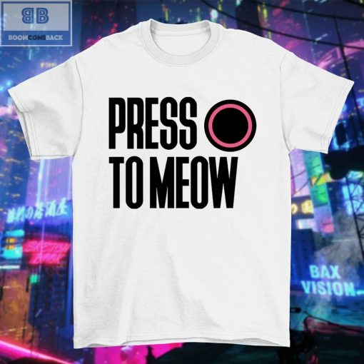 Press O To Meow Shirt